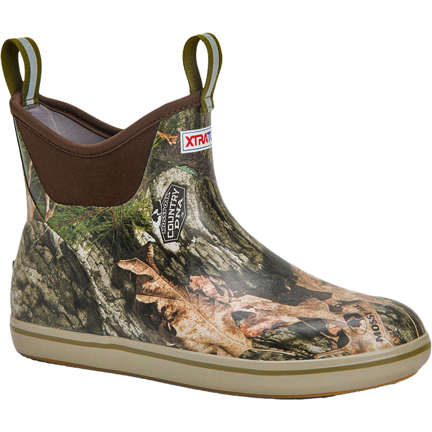 XTRATUF Men's Ankle Deck Mossy Oak Country DNA Boots XMAB-MDNA