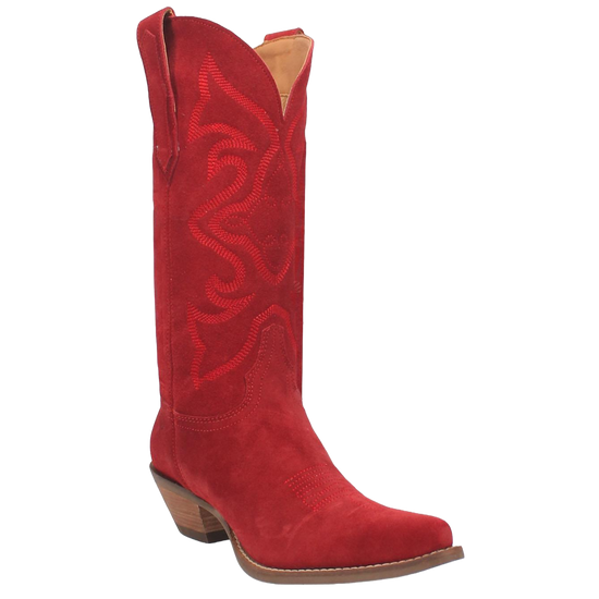 Dingo Ladies Out West Red Snip Toe Boots DI920-RED