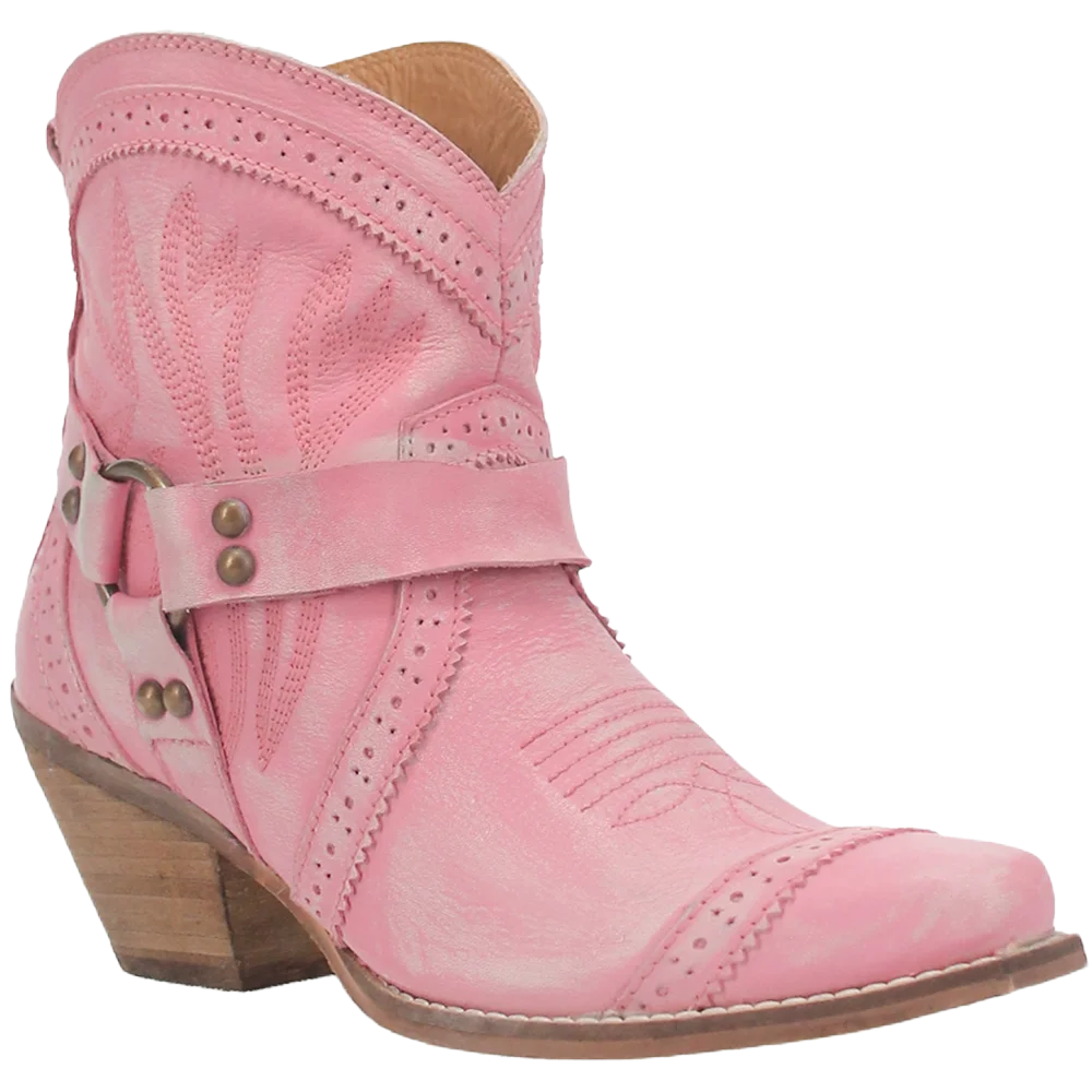 Dingo® Ladies Gummy Bear Pink Western Bootie DI747-PNK