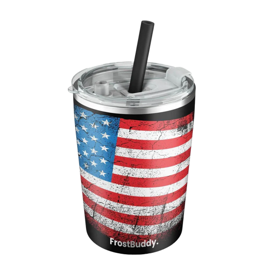 Load image into Gallery viewer, FrostBuddy® 8oz Sippin&amp;#39; Buddy &amp;#39;Merica&amp;#39; Cup SIP8-MERICA
