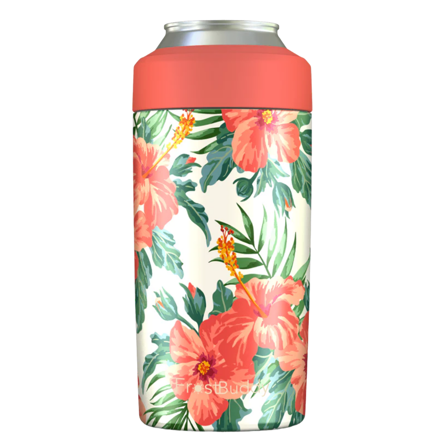 FrostBuddy® Universal Buddy 2.0 Hibiscus Can Cooler UNI-HIBISCUS