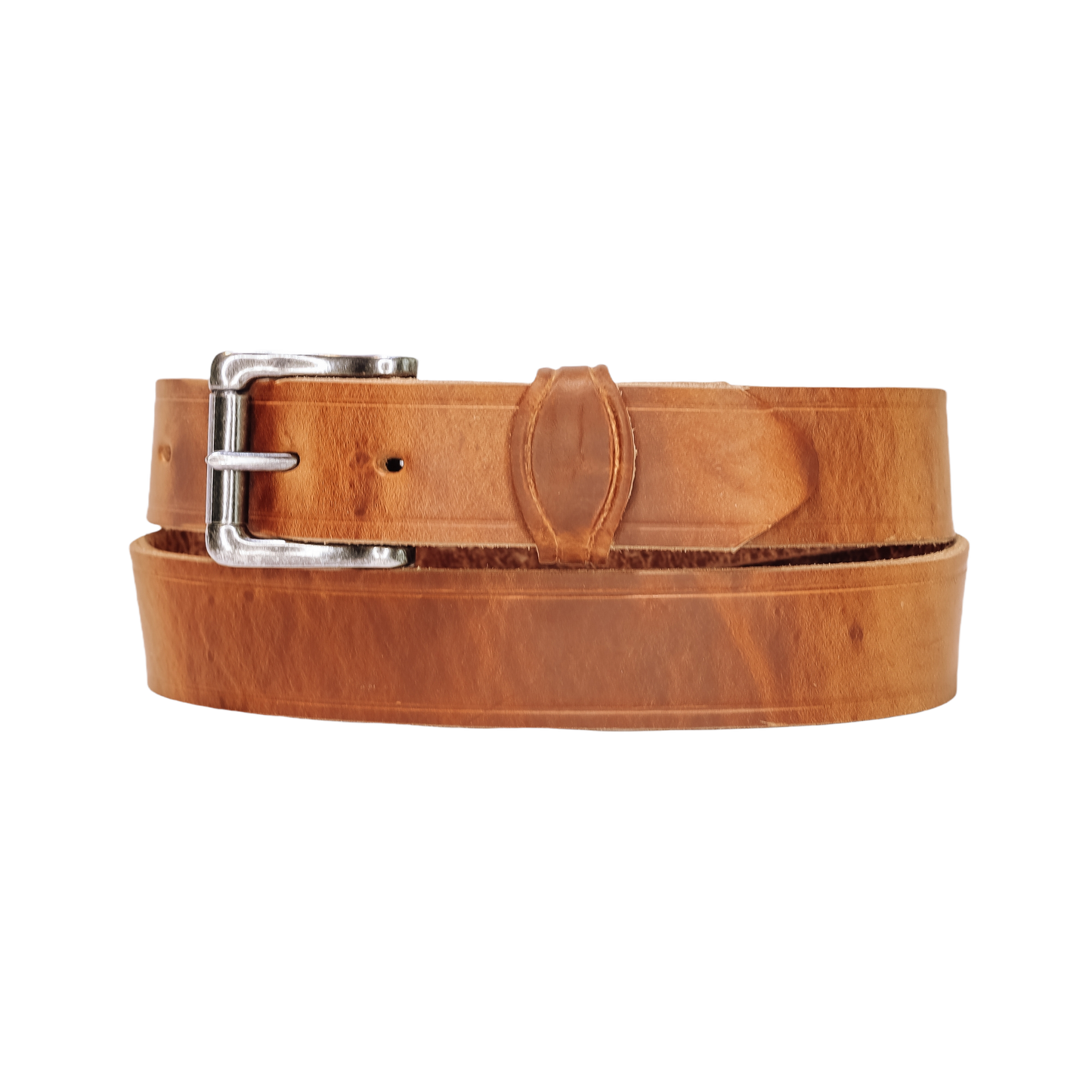 Heritage Leathers® Men's Brown Hot Dipped Creased Heavy Work Belt 2402