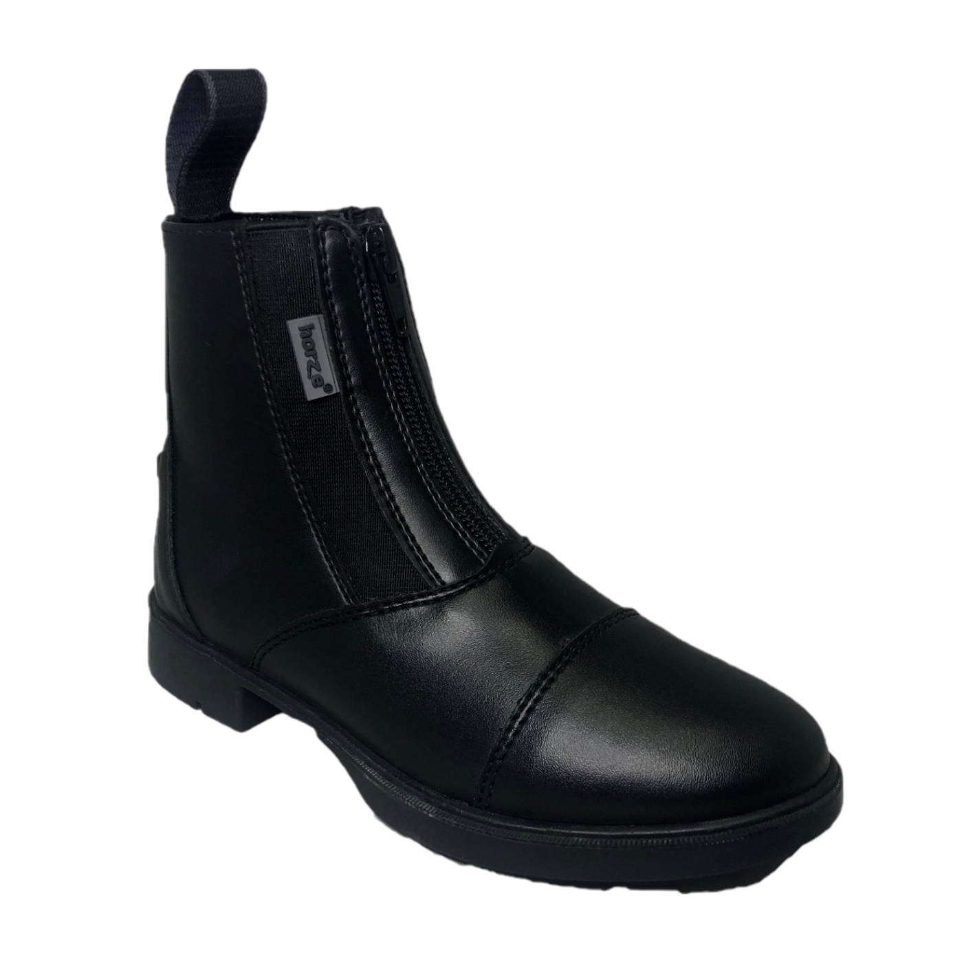Horze Children's Black Carlow Jodhpur Boots 38237