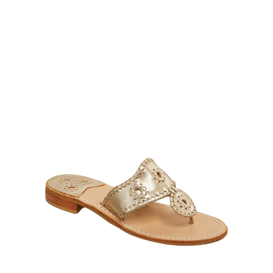 Jack Roger Ladies Slip On Platinum Sandals 1219SN0001042PLTNM