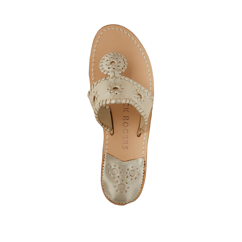 Jack Roger Ladies Slip On Platinum Sandals 1219SN0001042PLTNM