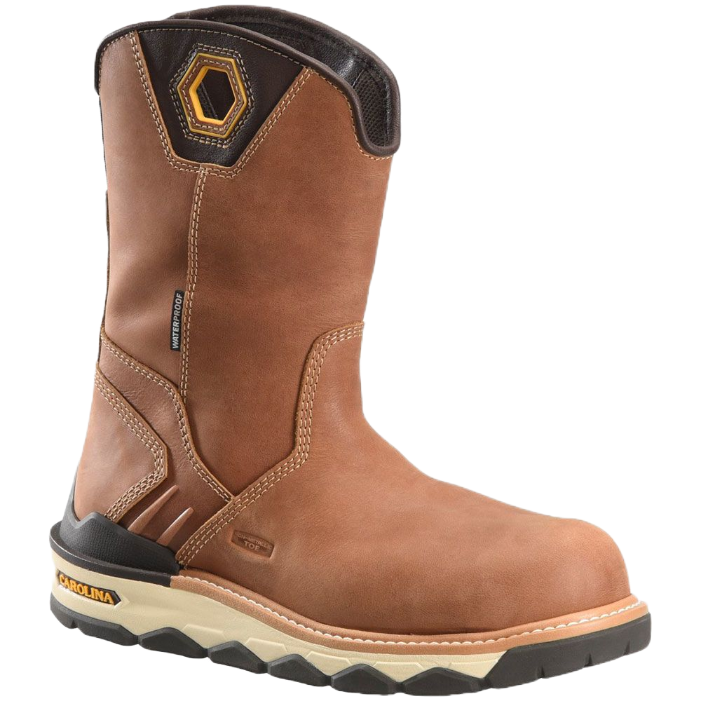 Carolina® Men's 10" Earthmover Waterproof Dark Brown Work Boots CA7833