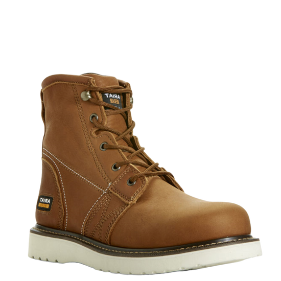 Ariat® Men's Rebar Wedge 6" Golden Grizzly Work Boots 10023064