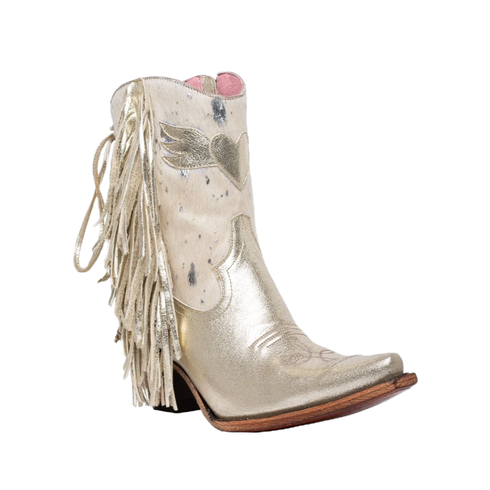 Junky Gypsy Ladies Spirit Animal Shortie Champagne Boots JG0040G