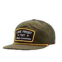 Lane Frost® Unisex Grunt Forest Green 6-Panel Snapback Hat LFB0220