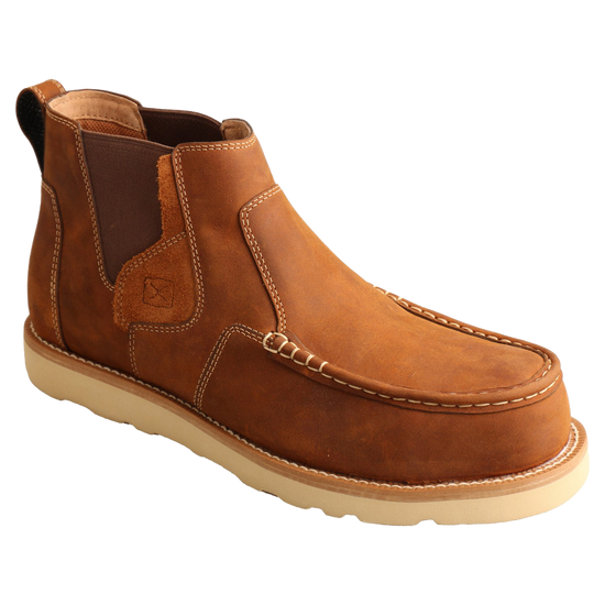 Twisted X Men's 4" Chelsea Wedge Sole Oiled Work Boots MCAN001