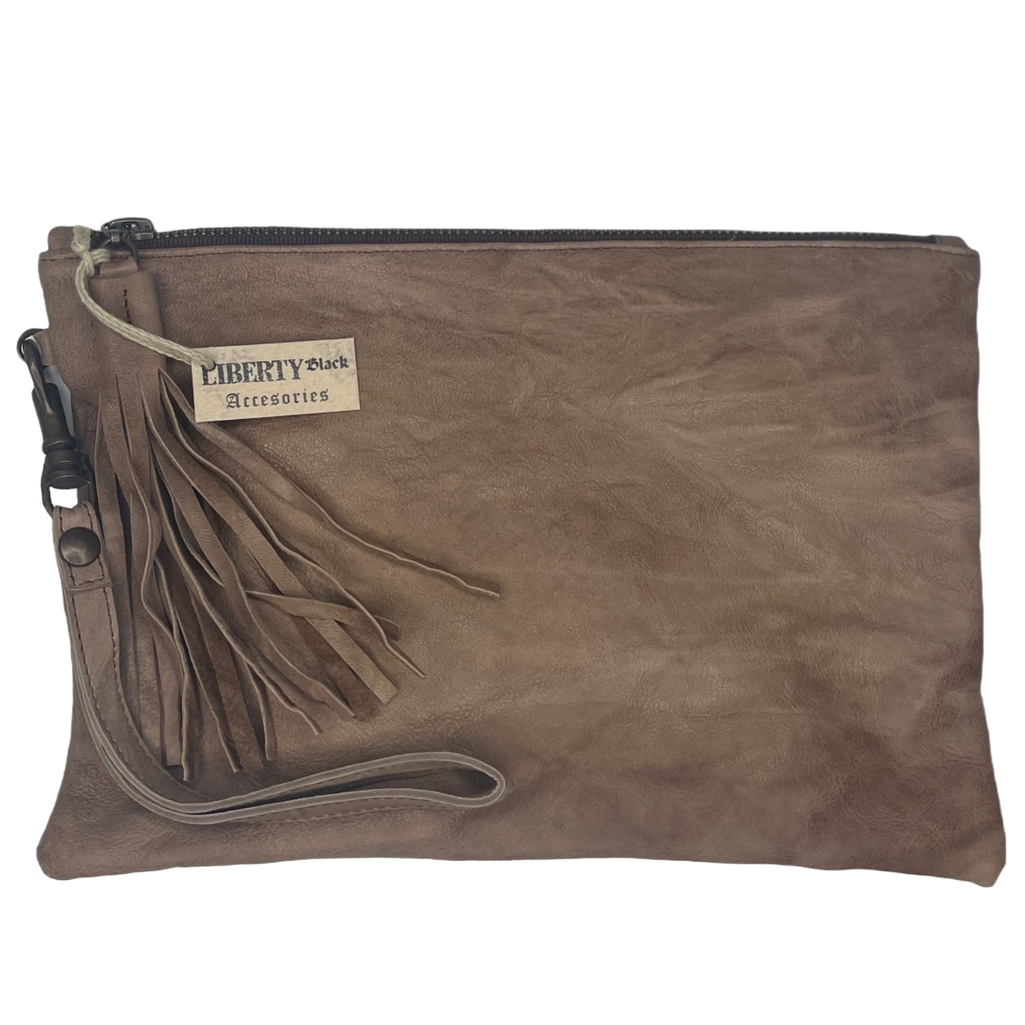 Liberty Black Ladies Albani Taupe Brown Wristlet Purse LBBG617 ATB