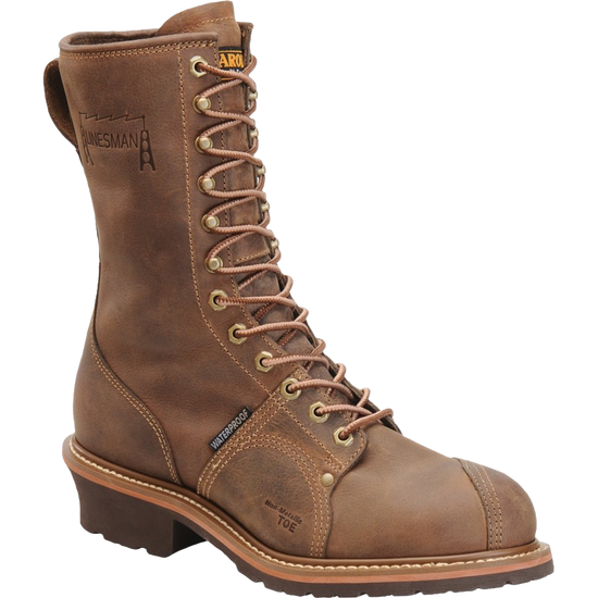 Load image into Gallery viewer, Carolina Men&amp;#39;s Linesman 10&amp;quot; Waterproof Composite Toe Work Boots CA1904

