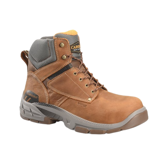 Carolina Men s Duke Composite Toe 6 Waterproof Brown Work Boots CA5540
