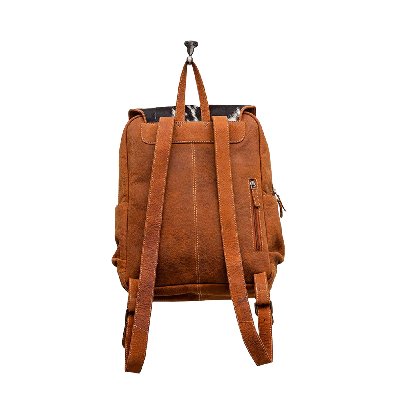 Myra Bag® Ladies Brown Noble Leather & Cowhide Book Bag S6555