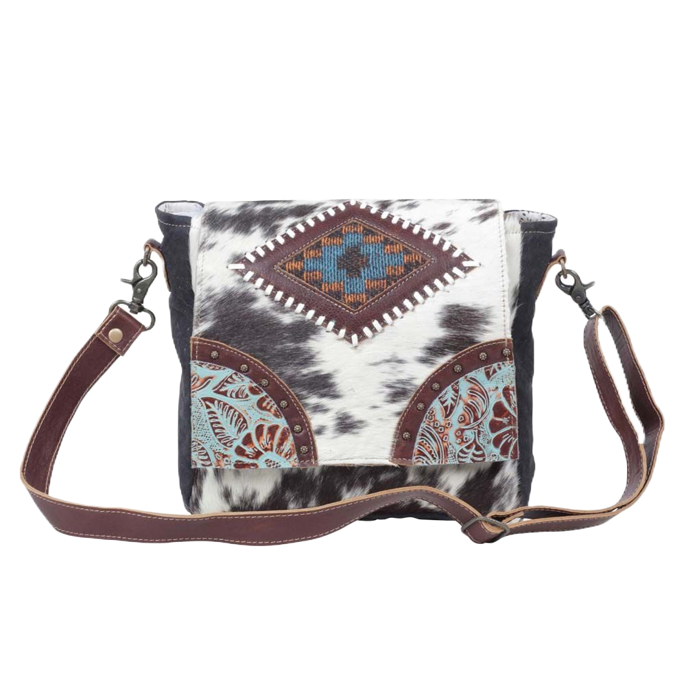 Myra Bag Ladies Efficient Canvas & Hairon Bag S5272