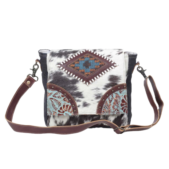 Myra Bag Ladies Efficient Canvas & Hairon Bag S5272