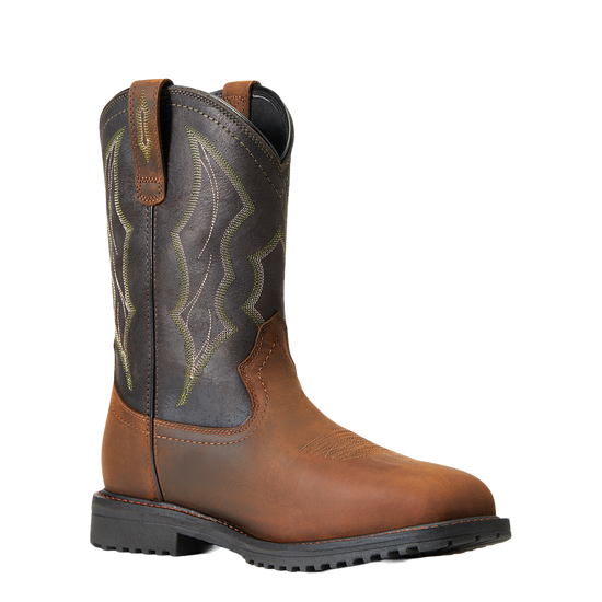 Ariat Men's RigTek­™ Waterproof Brown & Black Square Toe Boots 10034156