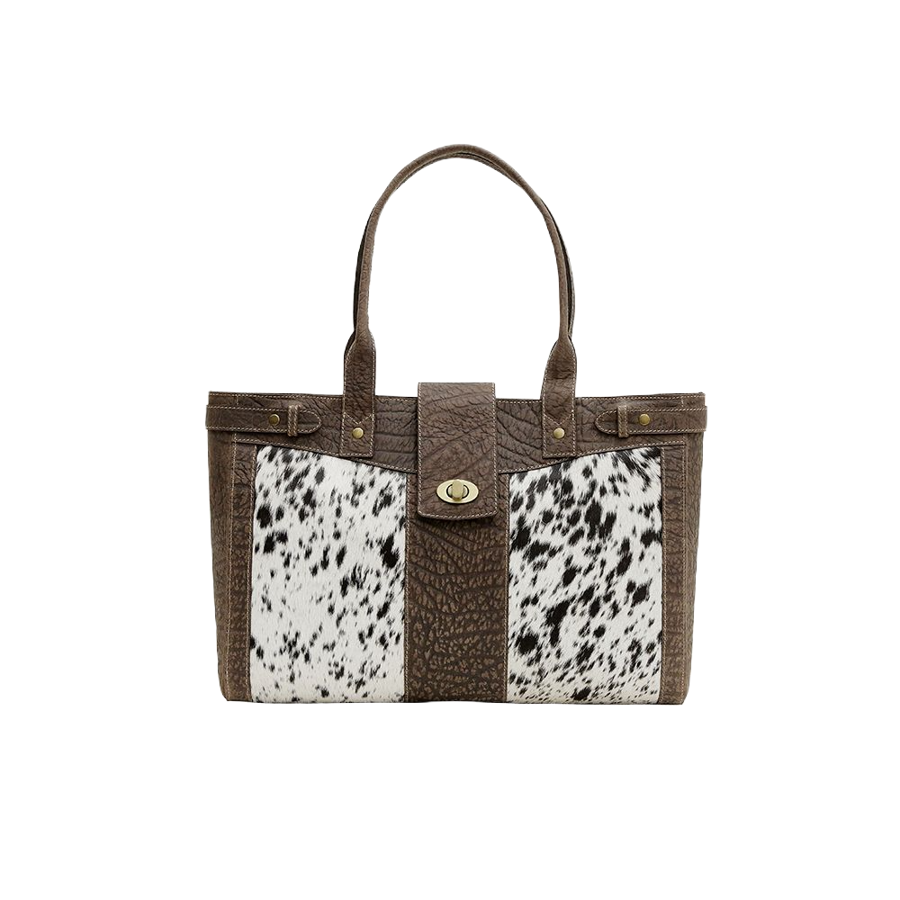 Myra Bag Ladies Cowhide Variance Brown Leather Messenger Bag S-7074