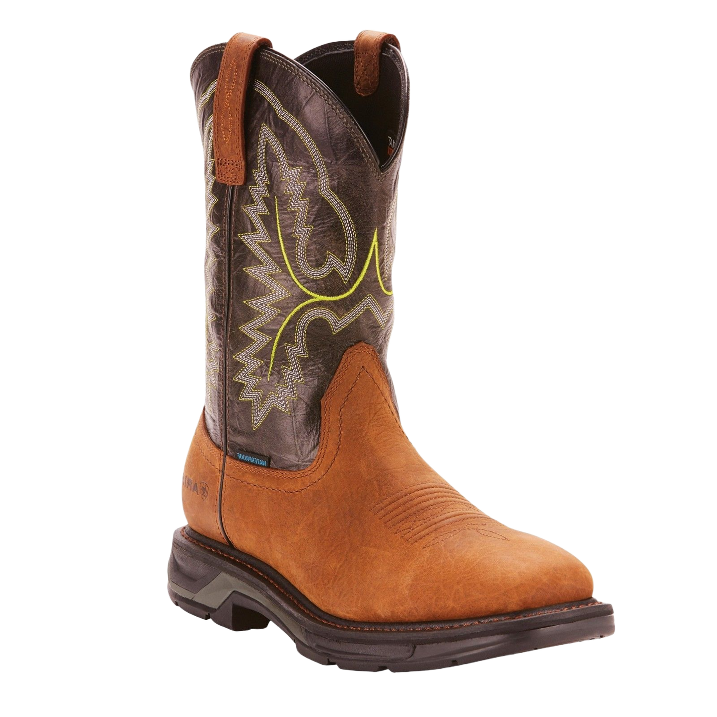 Ariat® Men's Workhog XT Bark/Forest H2O Square Toe Boots 10024971