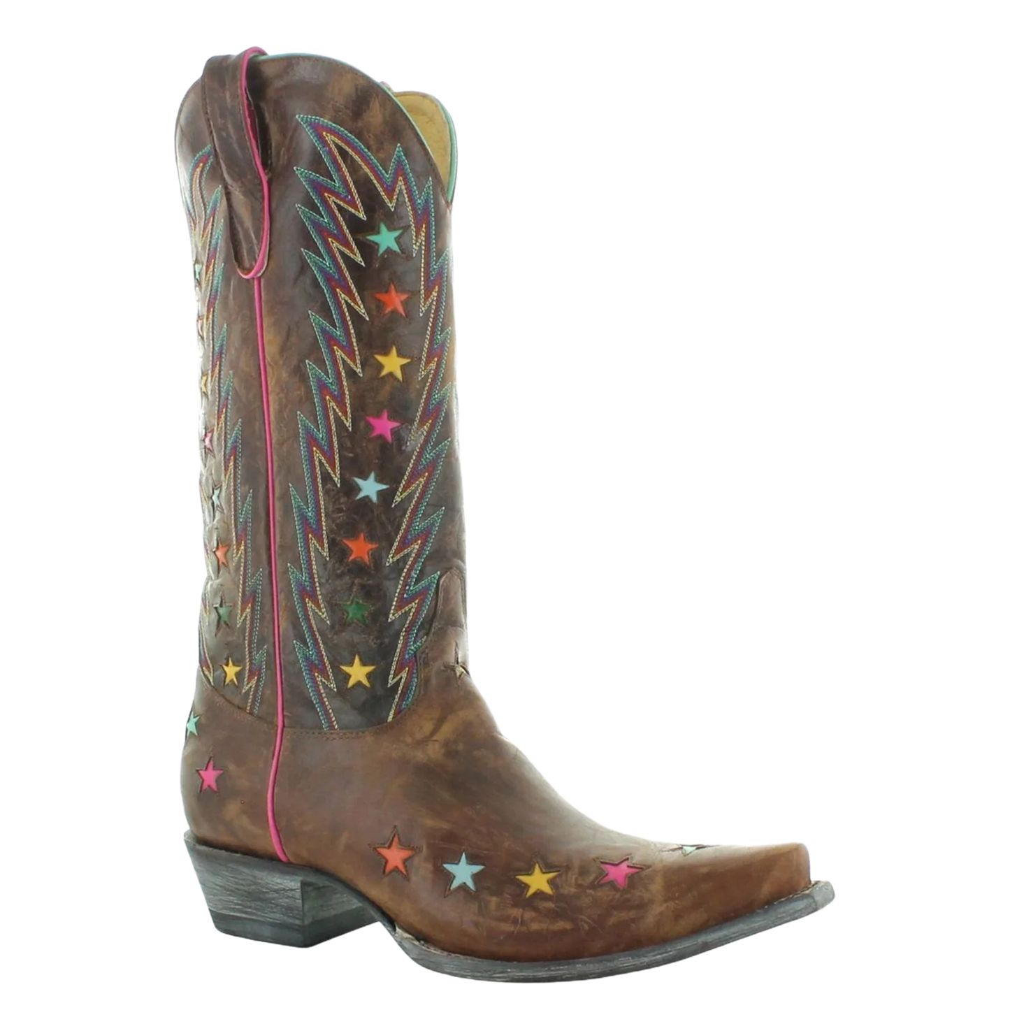 Yippee Ki Yay by Old Gringo Ladies Legacy 13 Brass Western Boots YL51