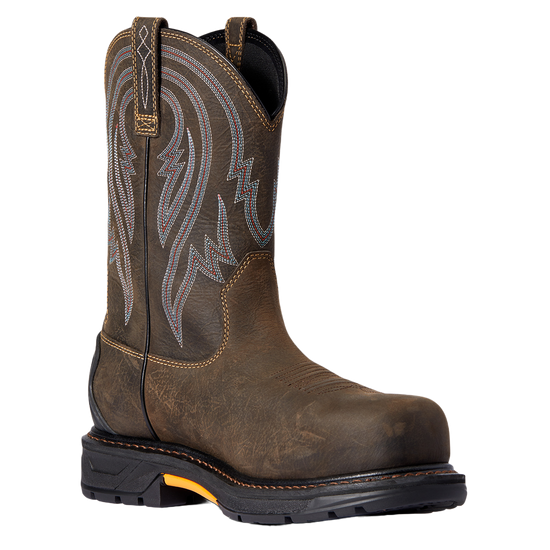 Ariat Men's Workhog XT Tumbleweed H2O Dark Brown Boot 10035911
