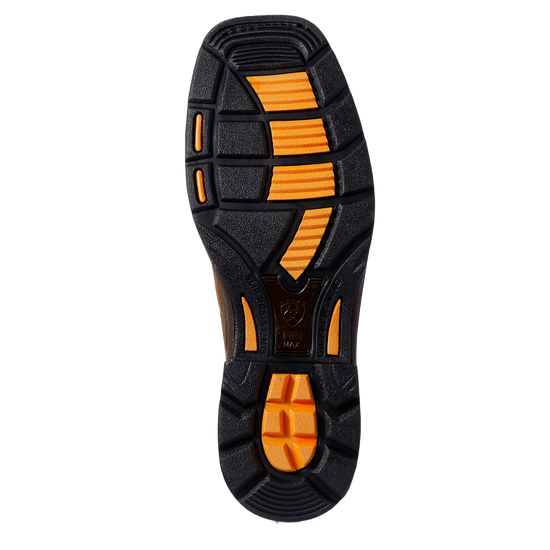 Ariat Men's WorkHog Composite Toe Distressed Brown Work Boots 10032454