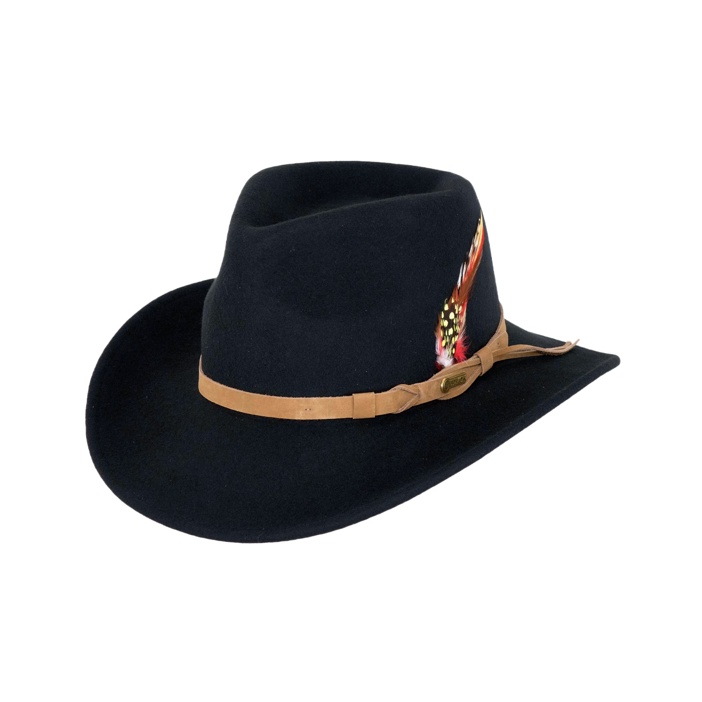 Outback Men's Randwick Black Wool Western Hat 1321-BLK