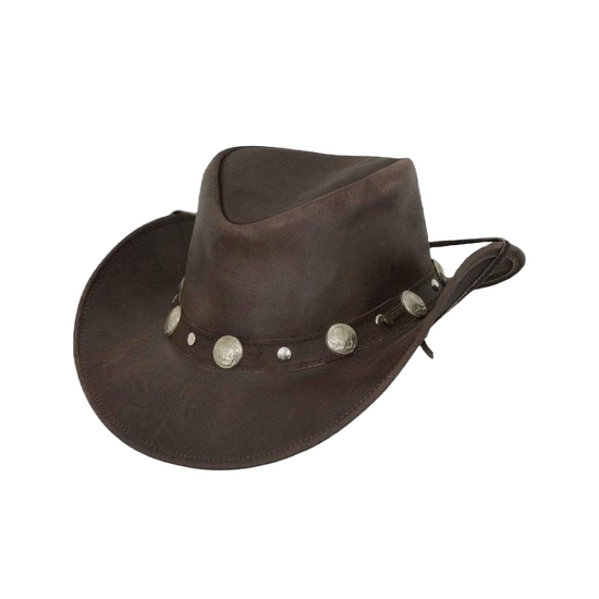Outback Men's Rawhide Chocolate Wool Western Hat 1376-CHO