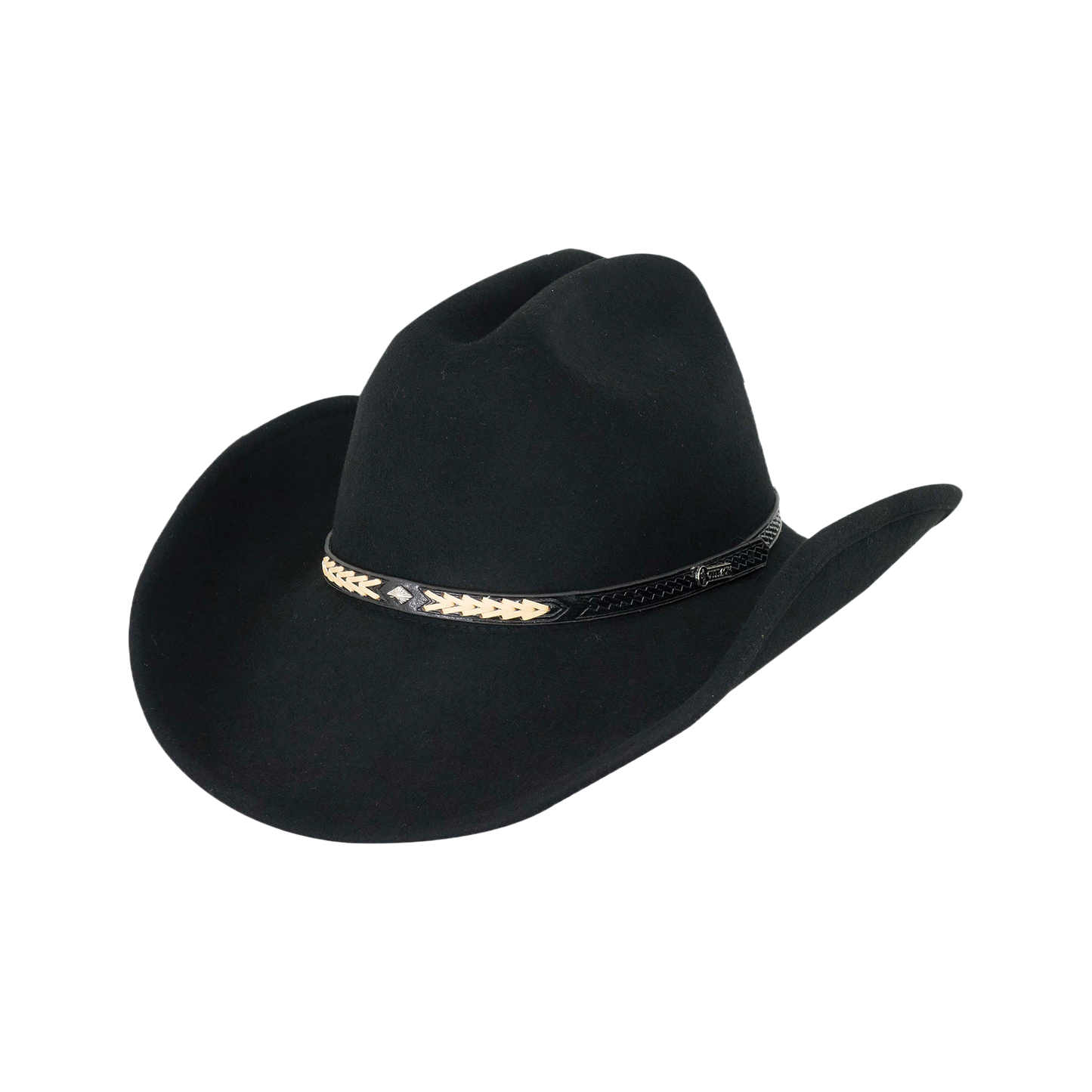 Outback Men's Out Of The Chute Black Wool Western Hat 1335-BLK