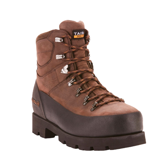 Ariat® Men's Linesman Ridge 6" Bitter Brown Work Boots 10025003