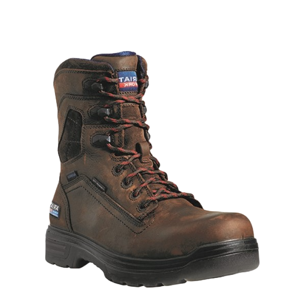 Ariat Men's Turbo 8" USA Assembled H2O Carbon Toe Work Boots 10036737