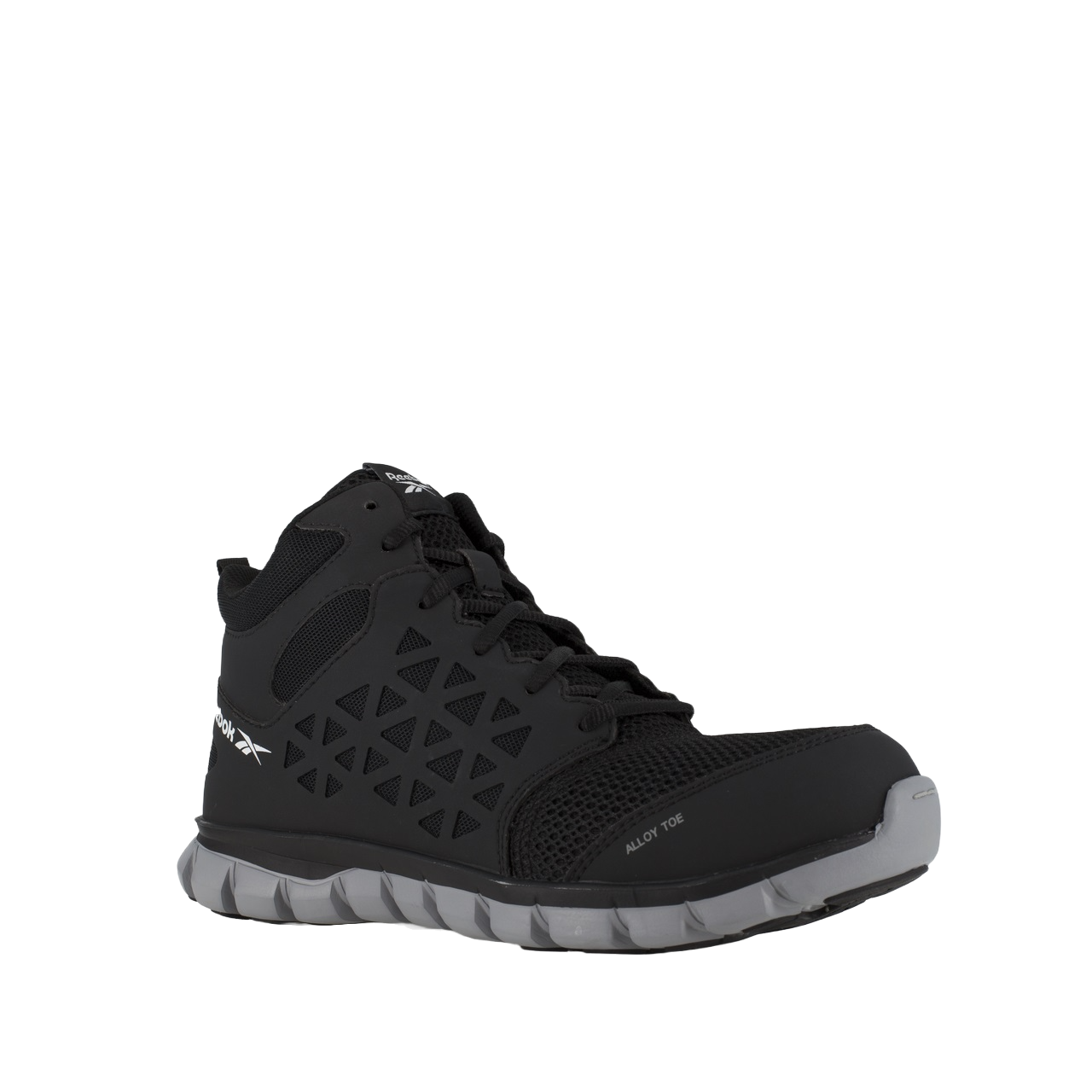 Reebok Men's Sublite Mid-Cut Alloy Toe Black Athletic Shoes RB4141