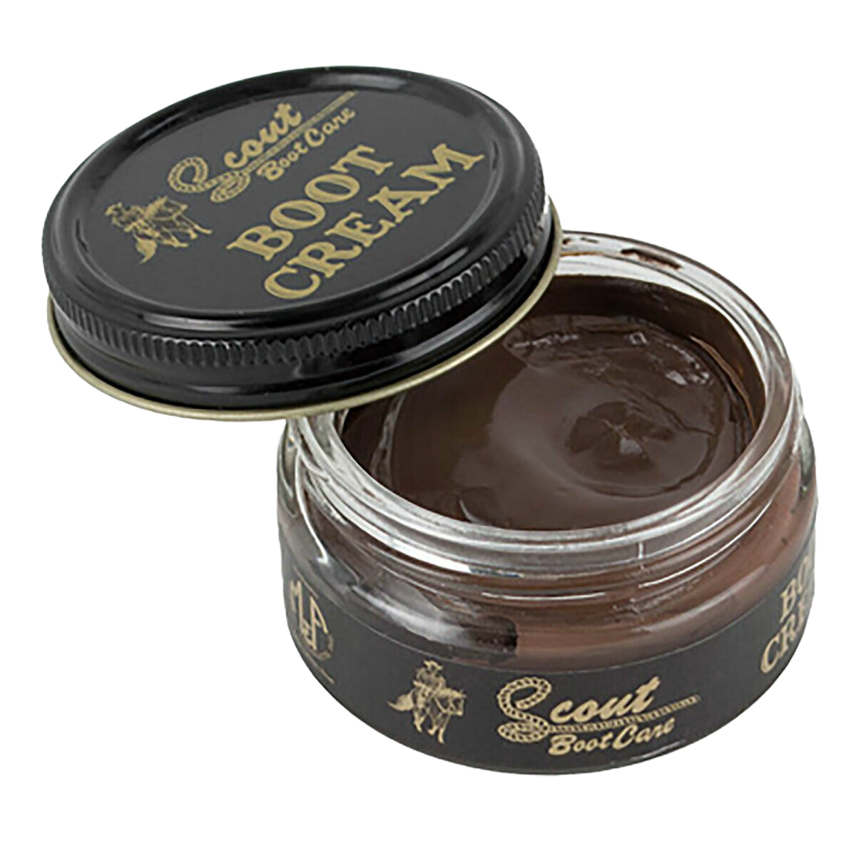 Scout Brown Leather Boot Cream Polish 1.55oz 0350102