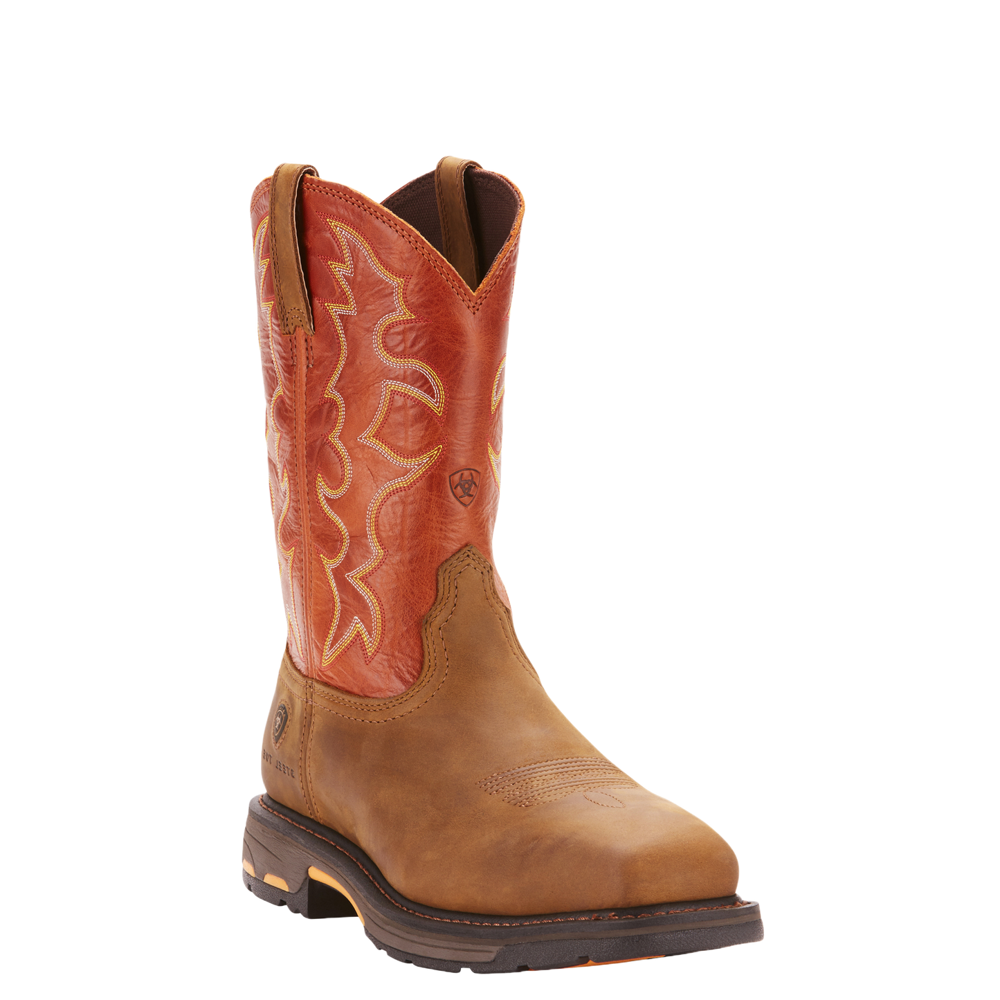 Ariat® Men's Work Hog Wide Square Steel Toe Brown Boots 10006961