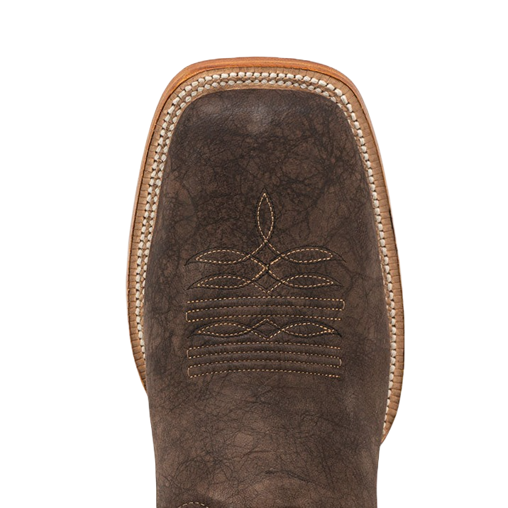 R. Watson Men's Antique Miel Black Goat Square Toe Boots RW8003-2