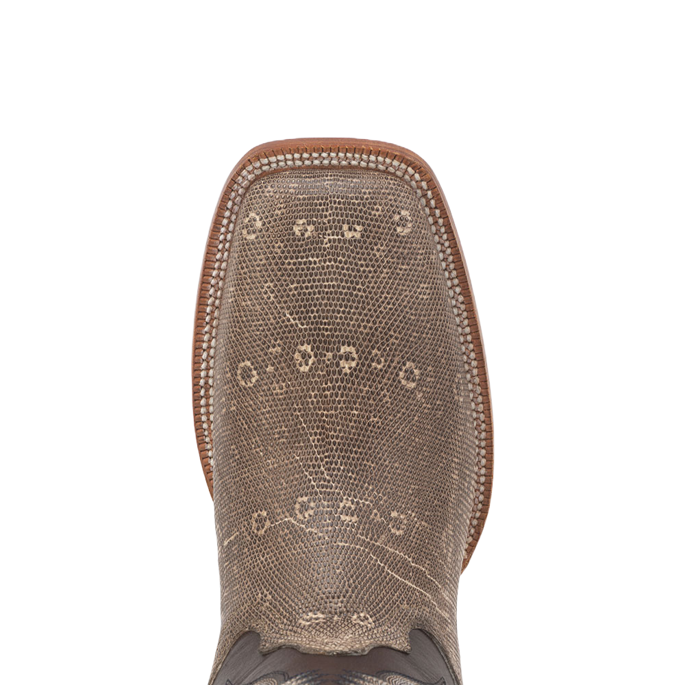 R. Watson Men's Natural Ring Lizard Square Toe Boots RW7900-2