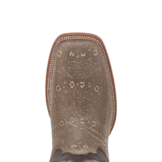 R. Watson Men's Natural Ring Lizard Square Toe Boots RW7900-2