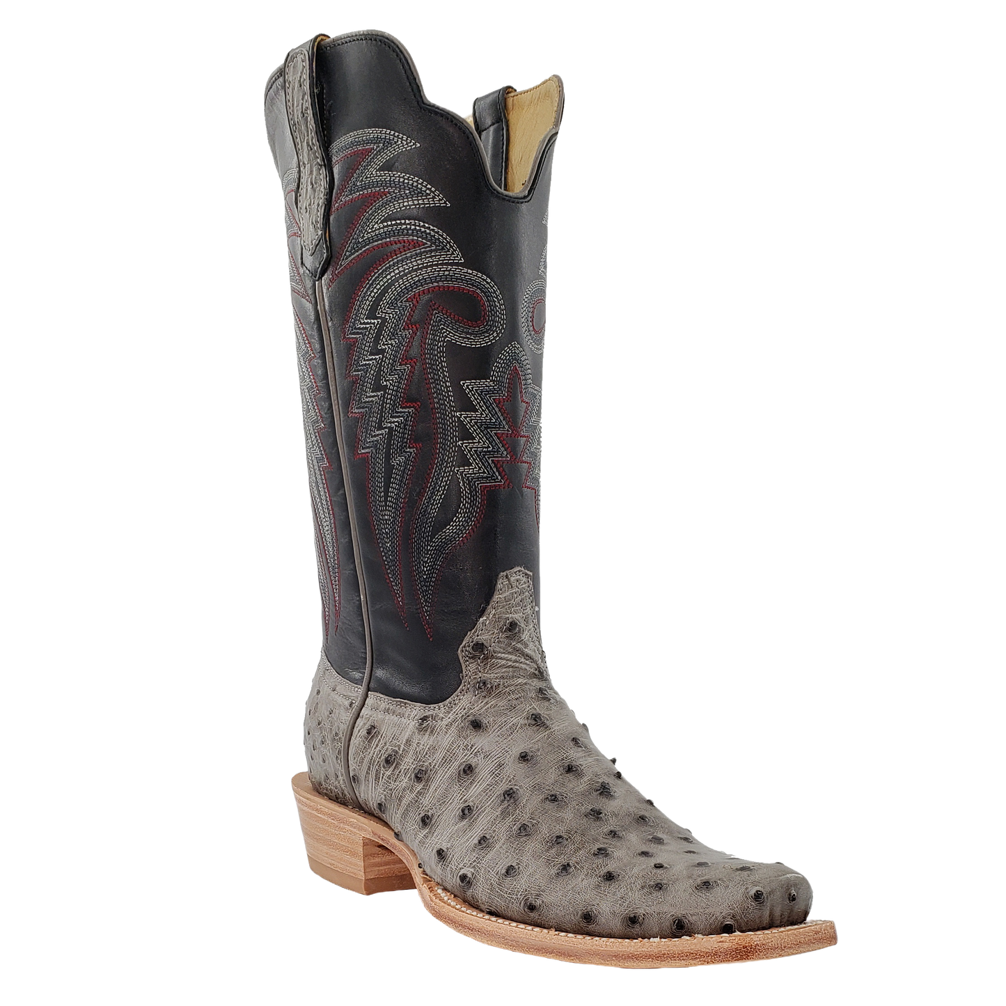 R. Watson Men's Serpentine Bruciato Square Toe Boots RW4518-1