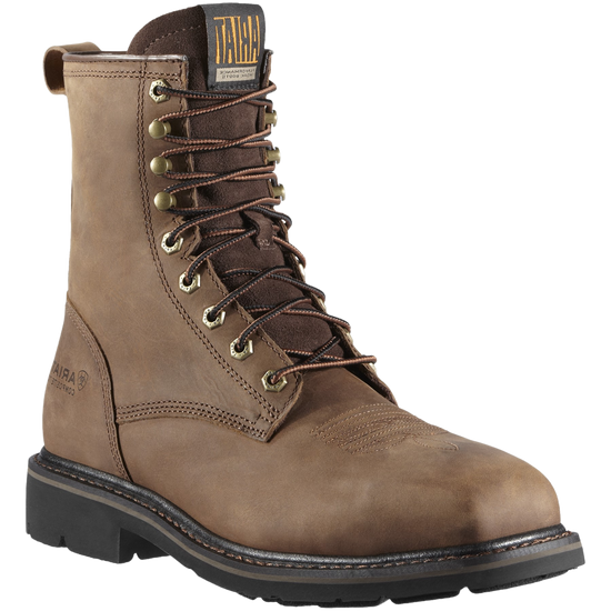 Ariat® Men's Cascade Wide Square Toe Alamo Brown Work Boots 10011917