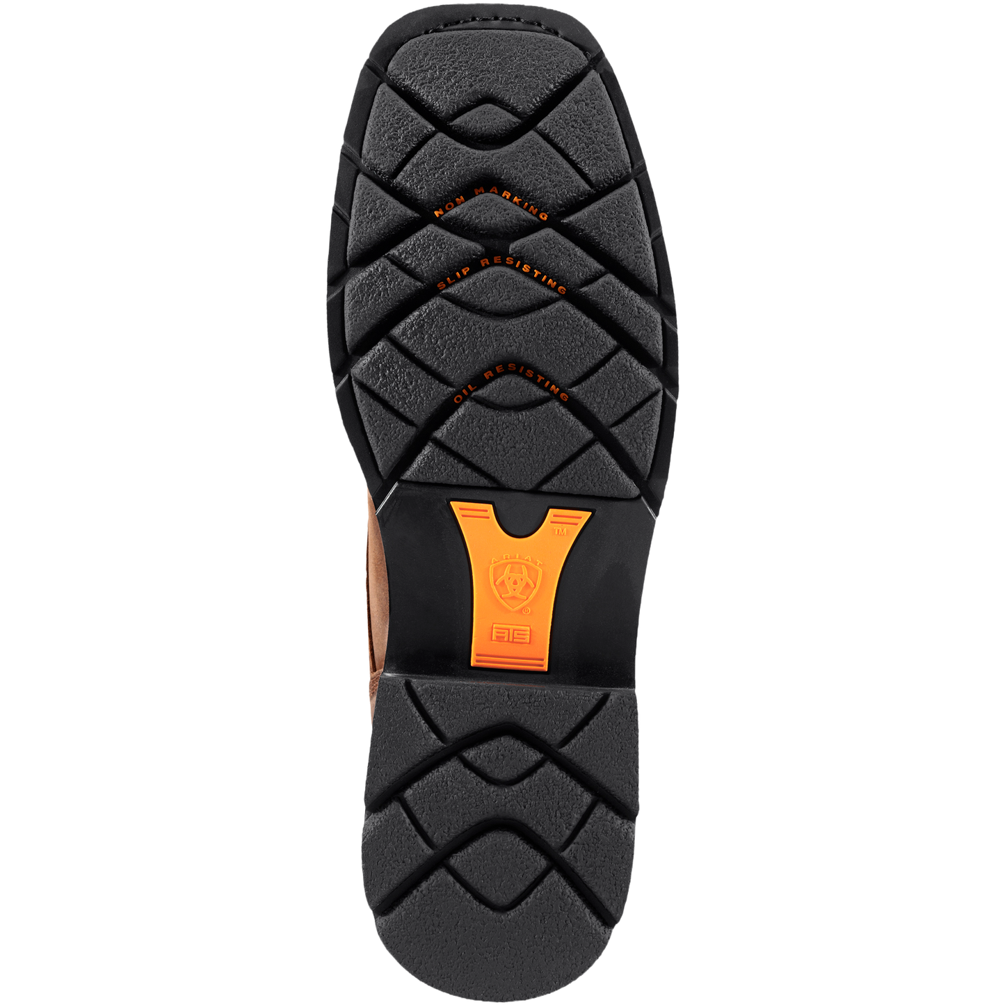 Ariat Men's Cascade Wide Square Toe Alamo Brown Work Boots 10011917