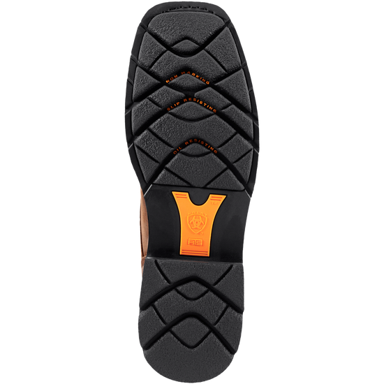 Ariat Men's Cascade Wide Square Toe Alamo Brown Work Boots 10011917