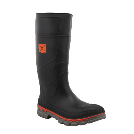 Twisted X® Men's 14" Steel Toe Waterproof Black Mud Boots MWBS002