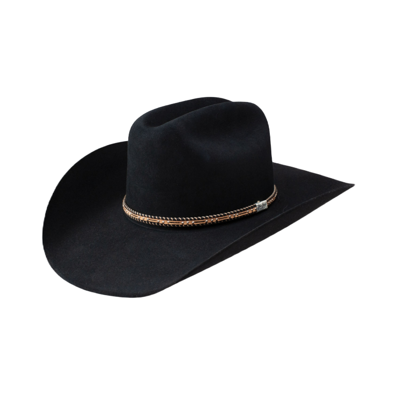 Resistol Men's George Strait Saddlebrook Black Felt Hat RFSDBK-724207