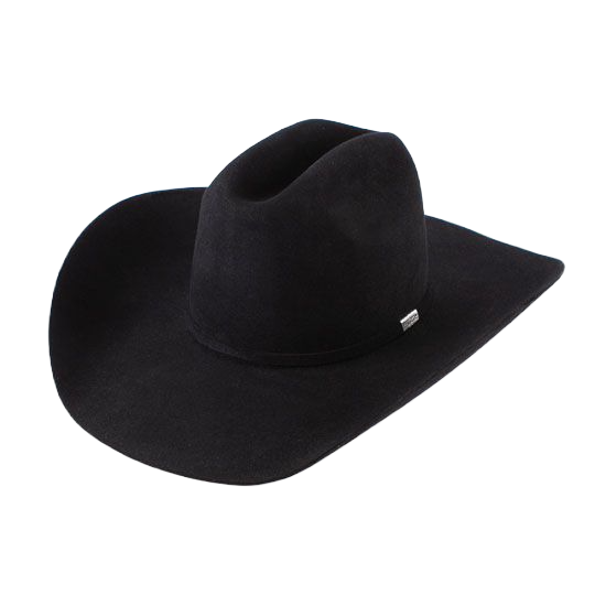 Resistol Men's George Strait Ranch Road Black Felt Hat RFRNRD-RB4207