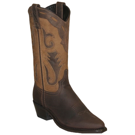 Sage by Abilene Ladies Two Toned Brown Western Boots 4540