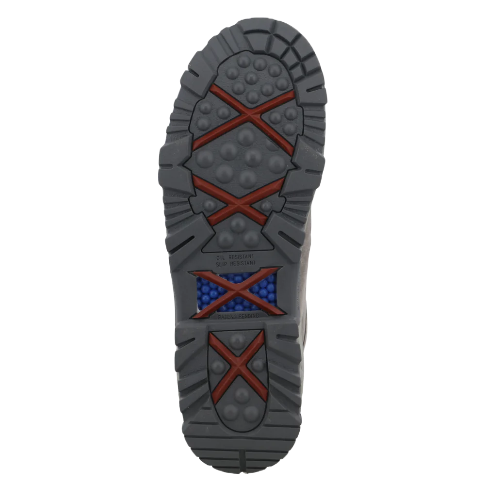 Twisted X® Men's Grey Work Chukka Driving Moc Lace Up Shoes MXCN001