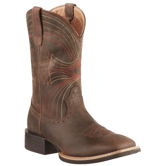 Ariat Men’s Sport Wide Square Toe Brown Boots 10010963