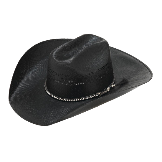 Twister Men's Bangora Black Straw Cowboy Hat T7169001