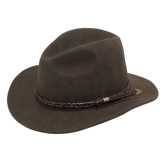 Twister Western Omaha Crushable Wool Brown Hat 7211402