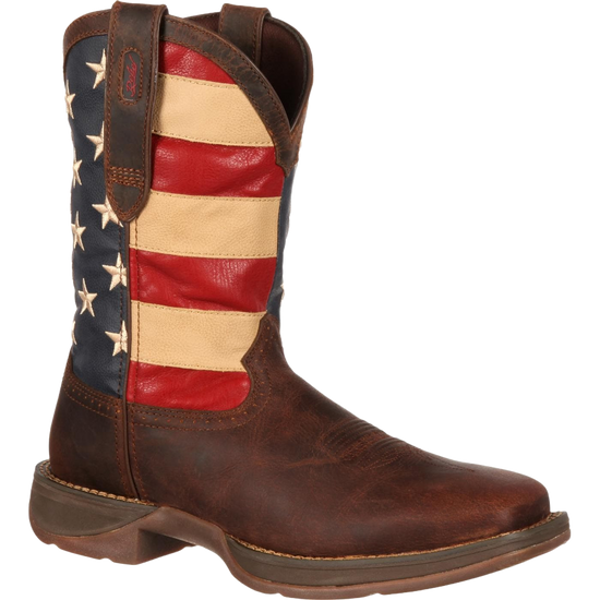 Durango Men’s Rebel Patriotic Pull-On Flag Boots DB5554